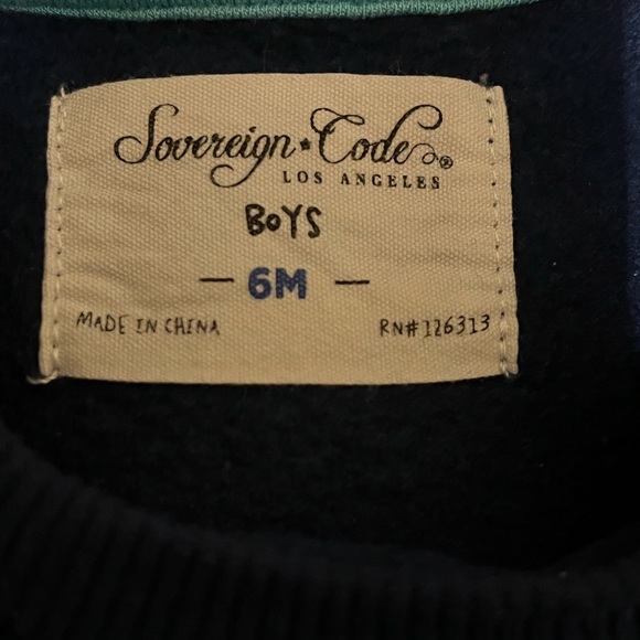 Sovereign Code Los Angeles Designer Unisex Flamingo Sweatshirt -6 Months - Picture 6 of 6